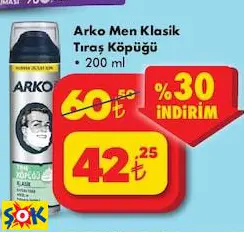 ARKO MEN KLASİK TIRAŞ KÖPÜĞÜ • 200 ML ARKO MEN KLASİK TIRAŞ KÖPÜĞÜ • 200 ML
